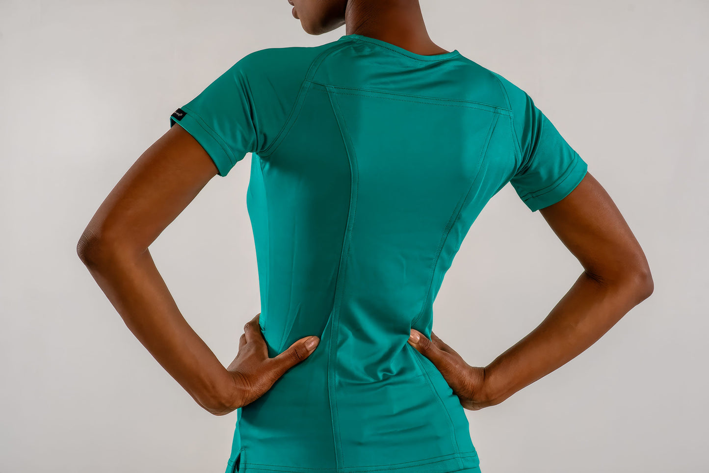 Women's Top 901 Surgical Green, Super Stretch Scrubs