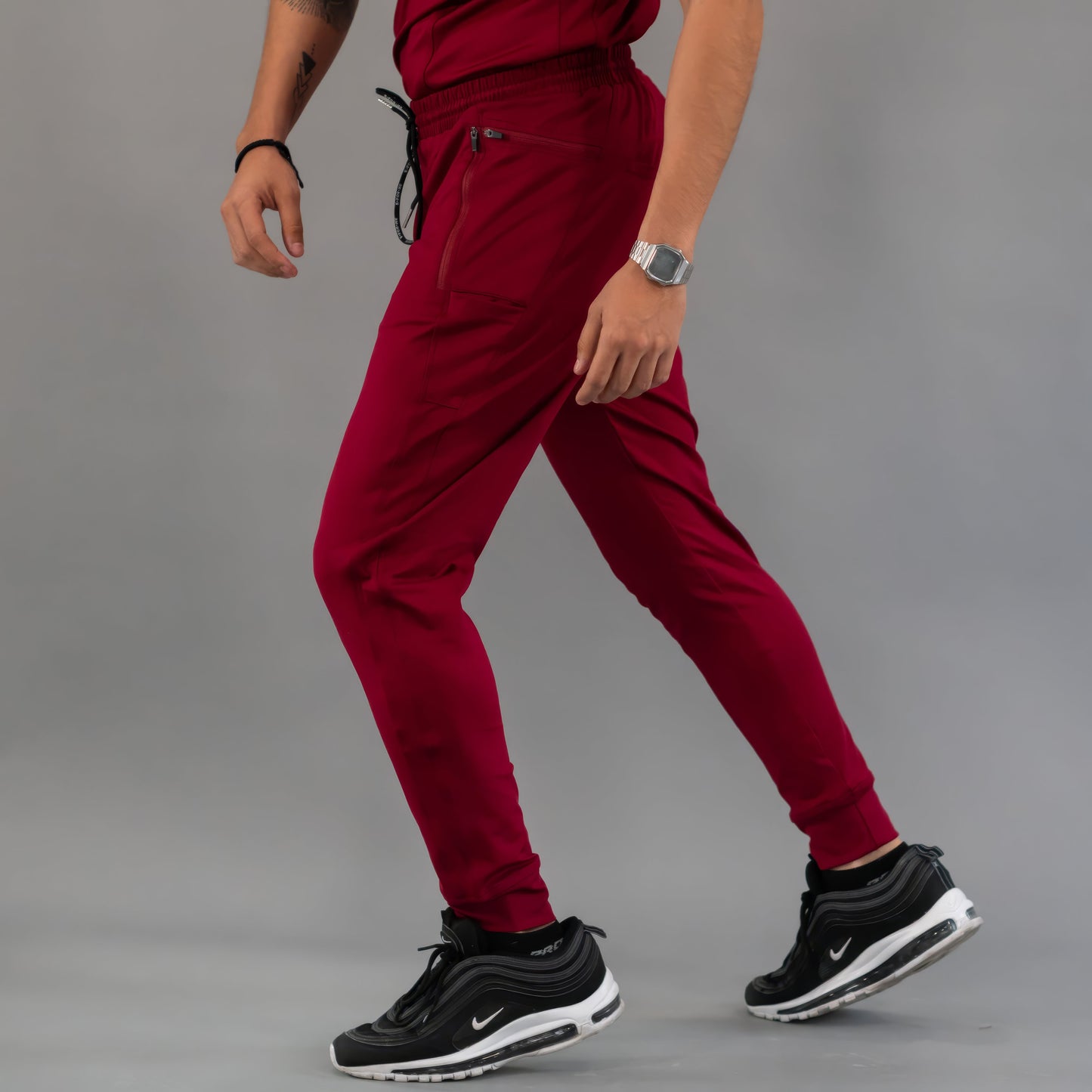 Men's Pants 920 Burgundy Super Stretch