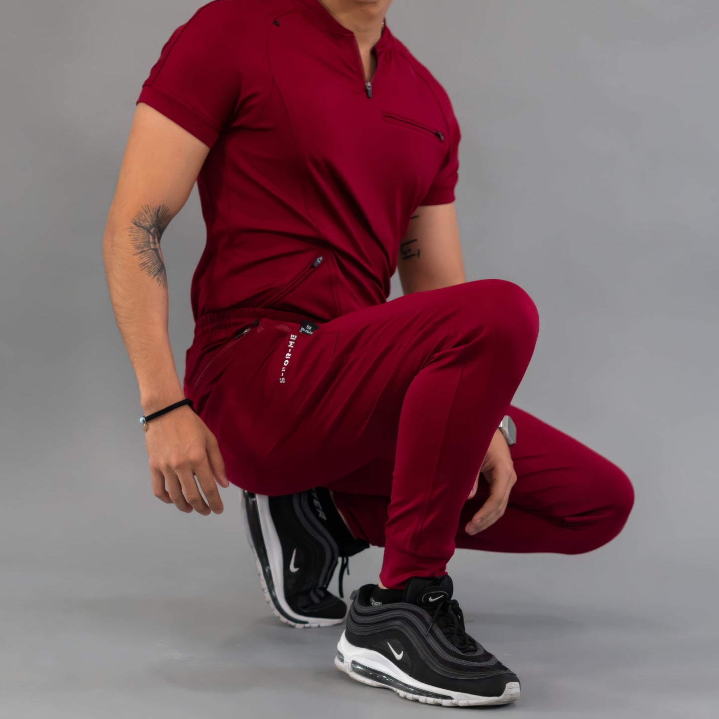 Men's Pants 920 Burgundy Super Stretch