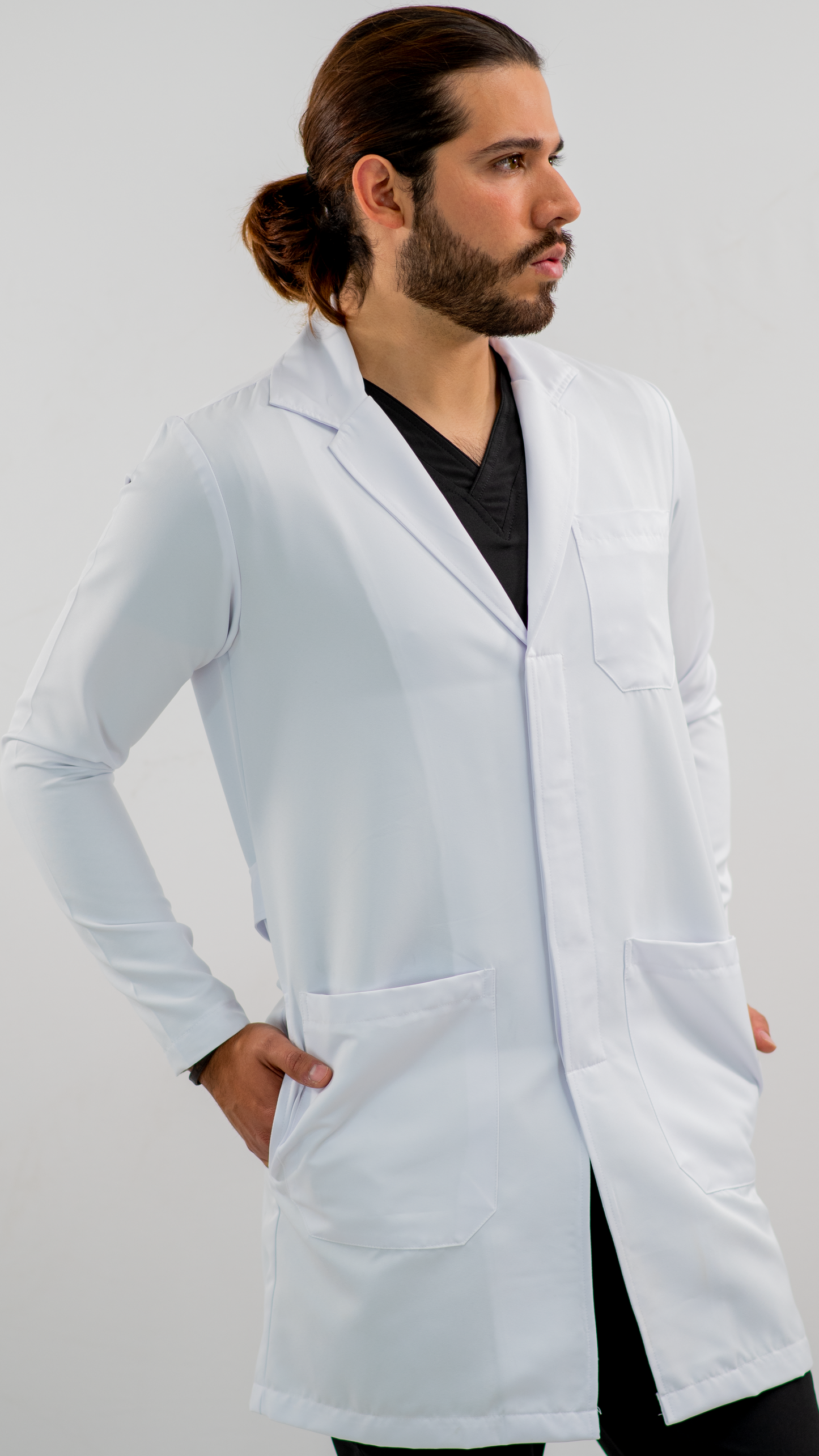 Men's Villela White Lab Coat