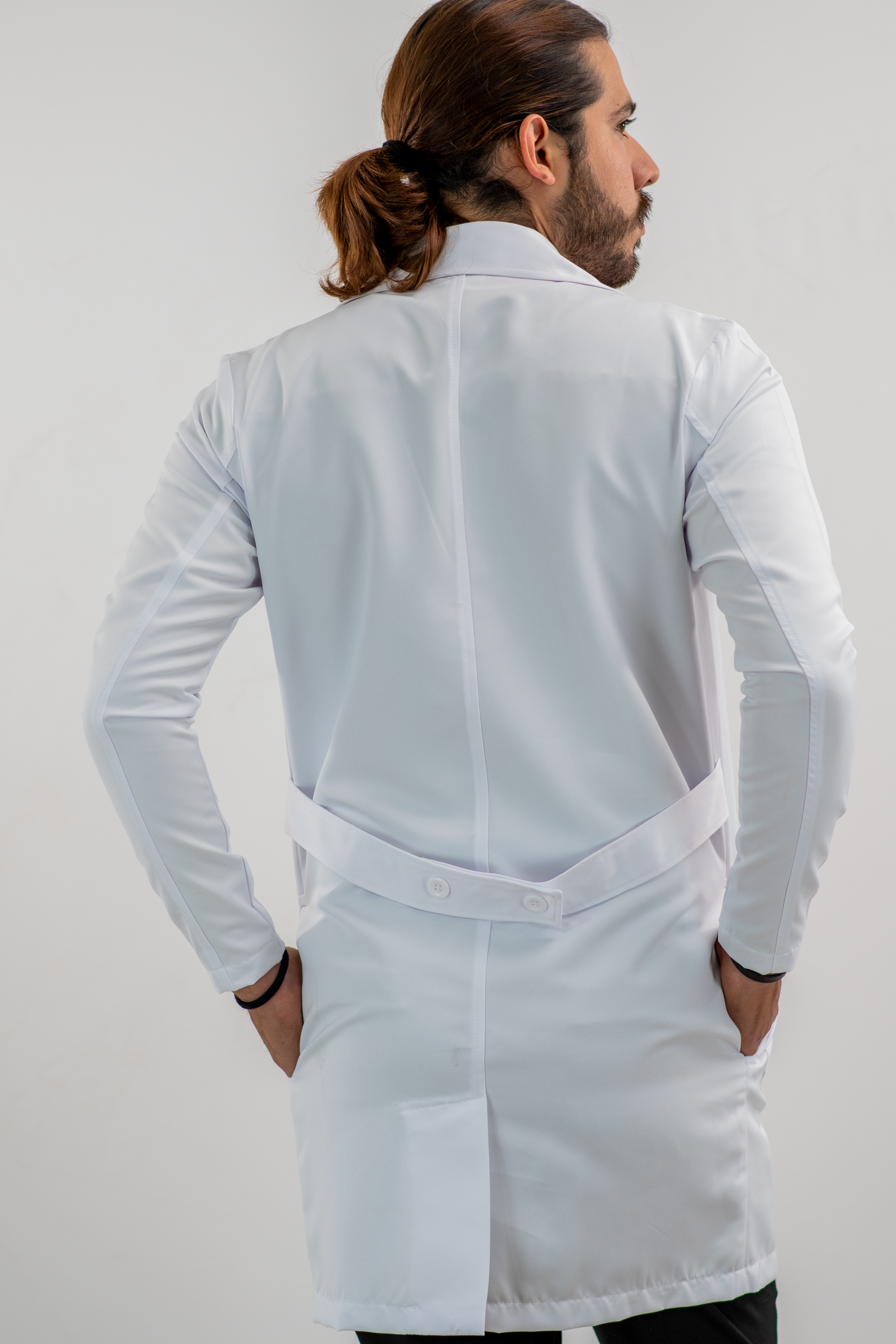 Men's Villela White Lab Coat