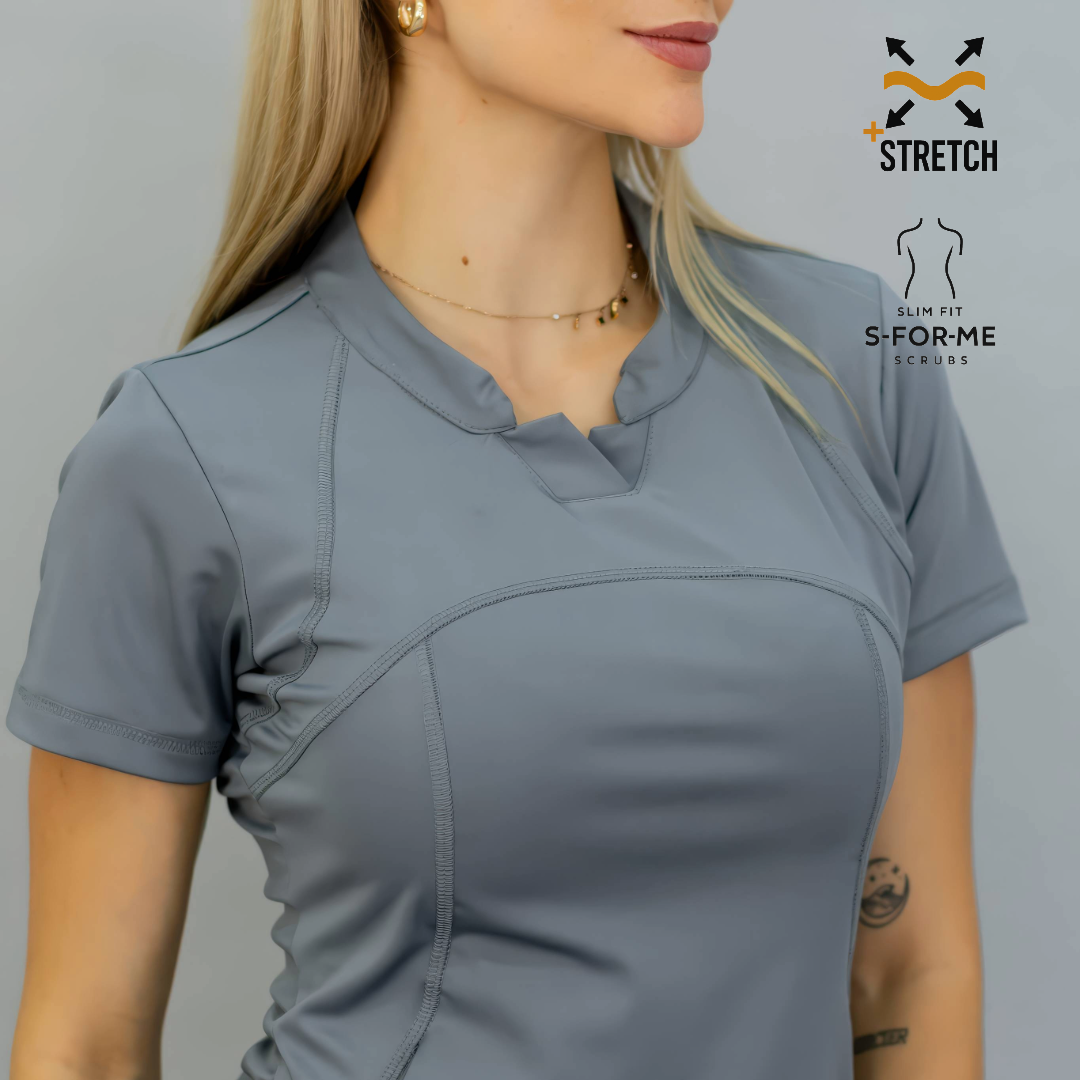 womens scrub tops