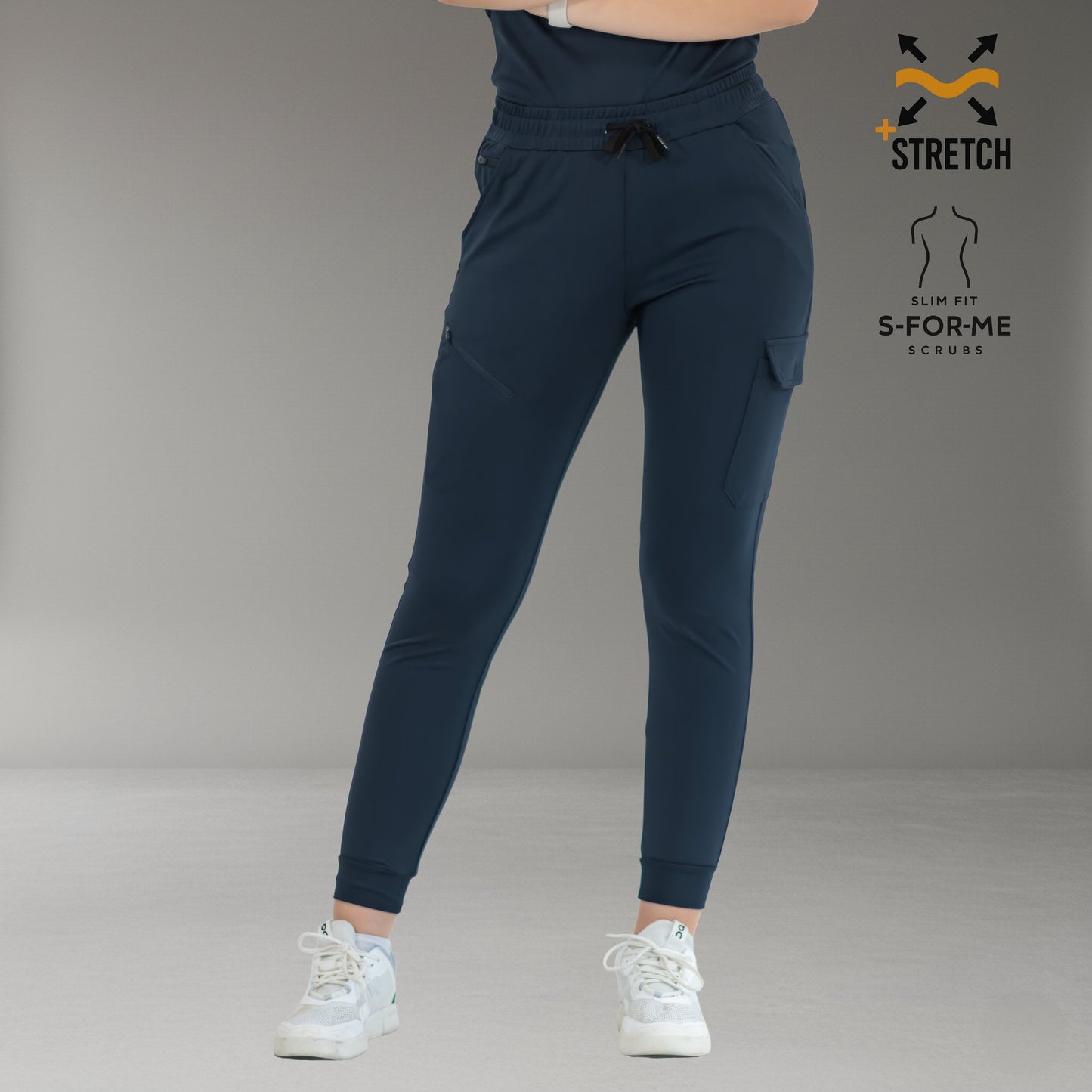 Women’s Jogger 905 Navy Blue, Super Stretch Scrubs