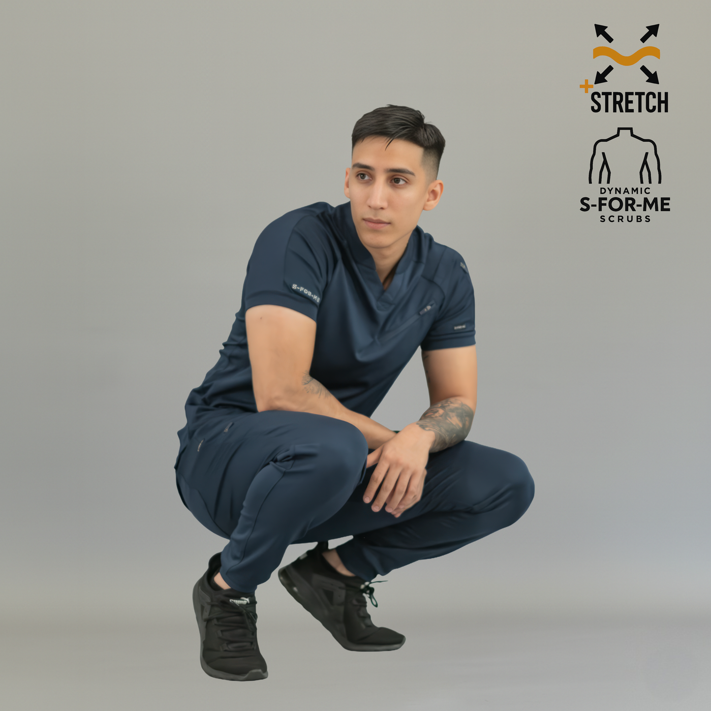 blue medical scrubs