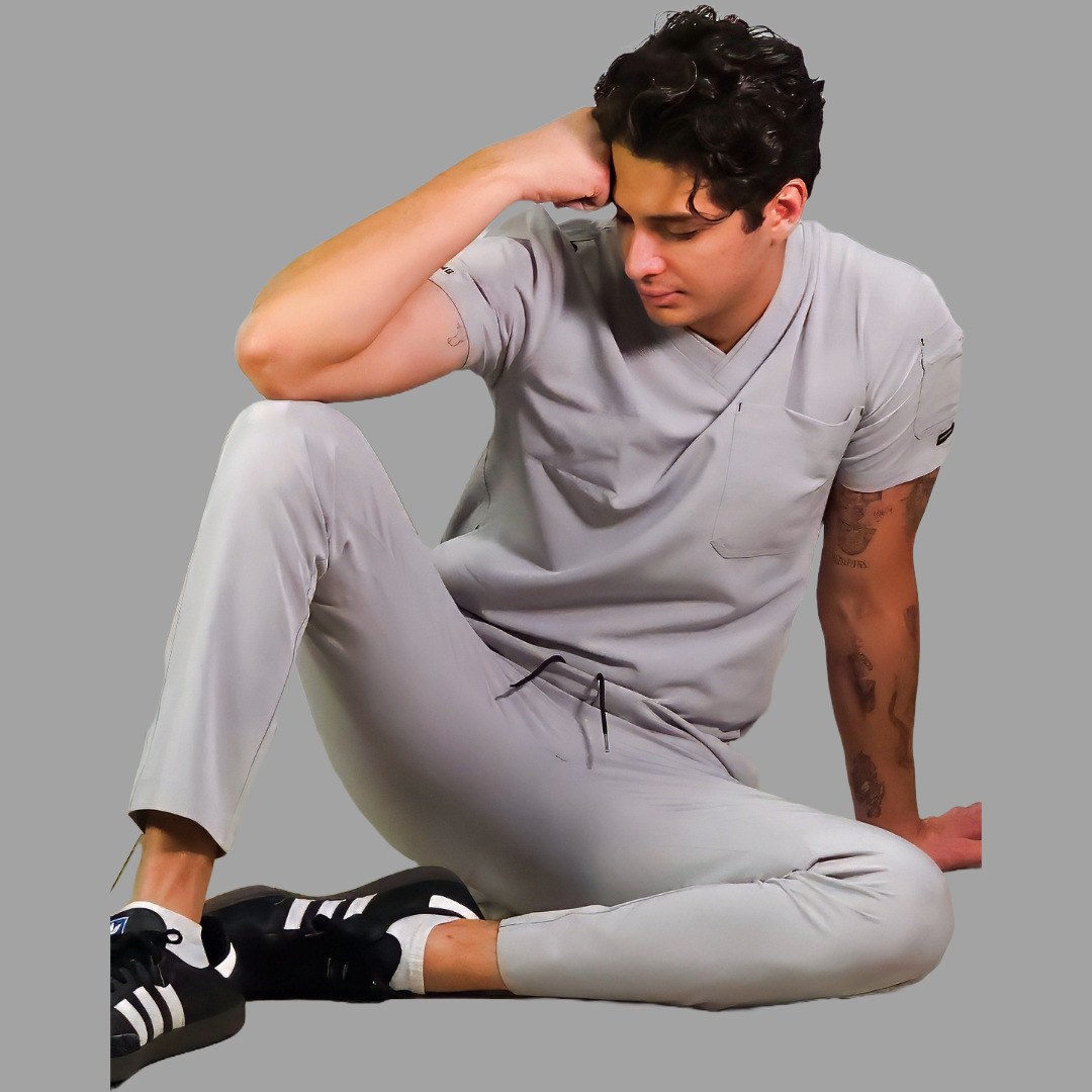 Men’s Scrub Pants style 300 Pearl Gray