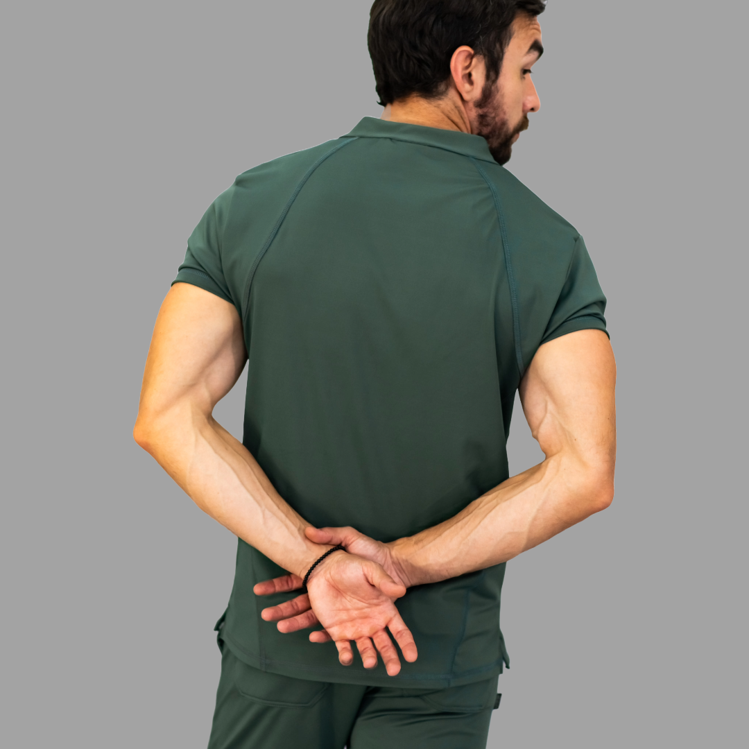 Men's Top 910 Olive Green Super Stretch, Scrubs 910