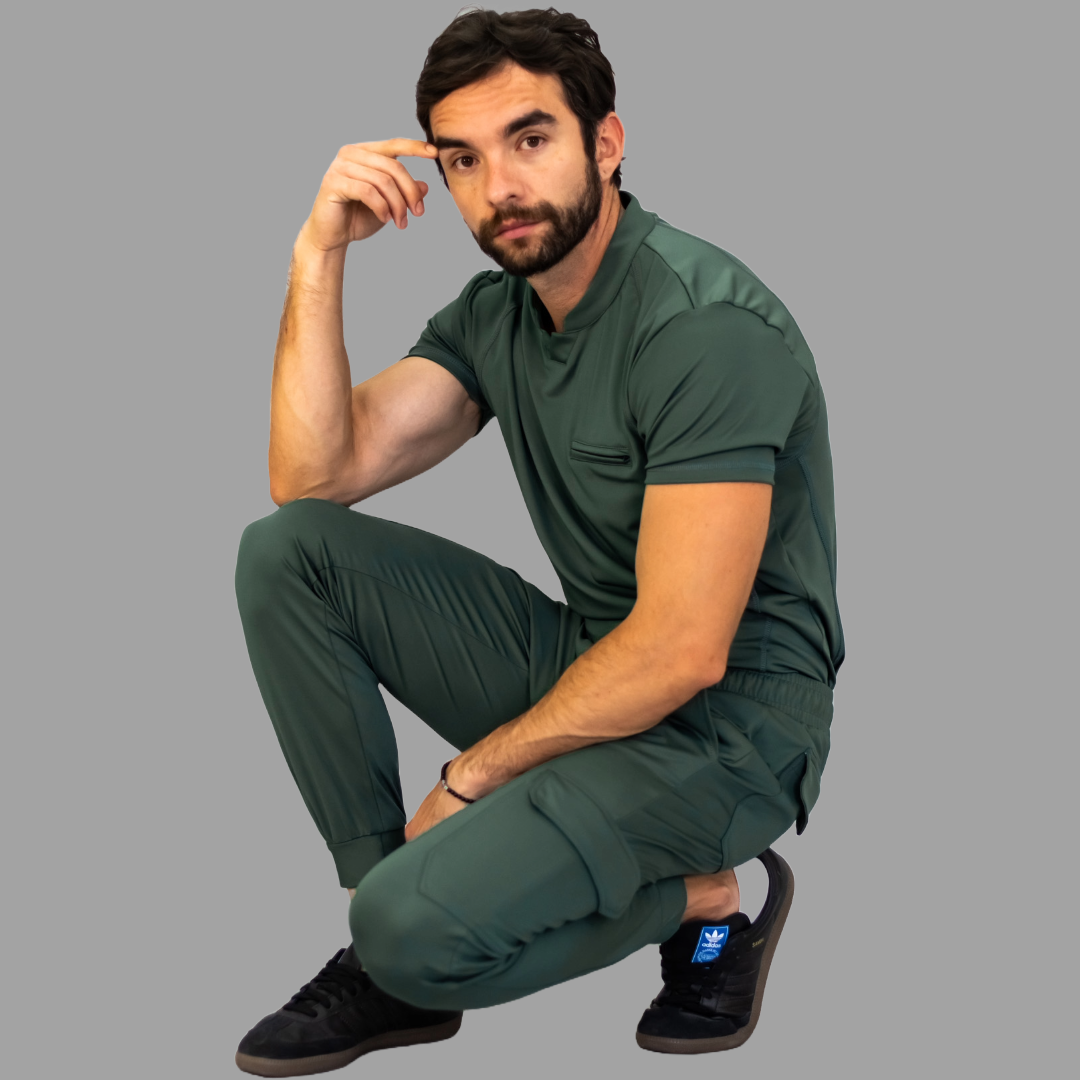 Men's Pants 910 Olive Green Super Stretch, Scrubs 910