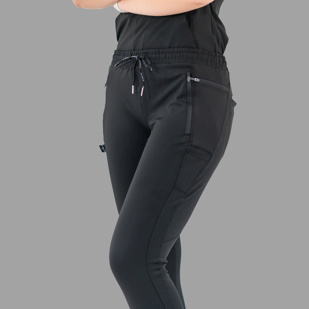 Women's Jogger Pants 920 Black Super Stretch