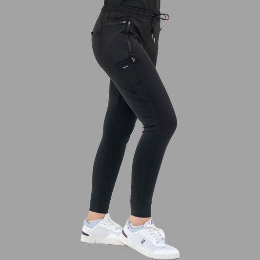 Women's Jogger Pants 920 Black Super Stretch