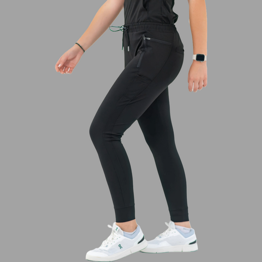 Women's Jogger Pants 920 Black Super Stretch