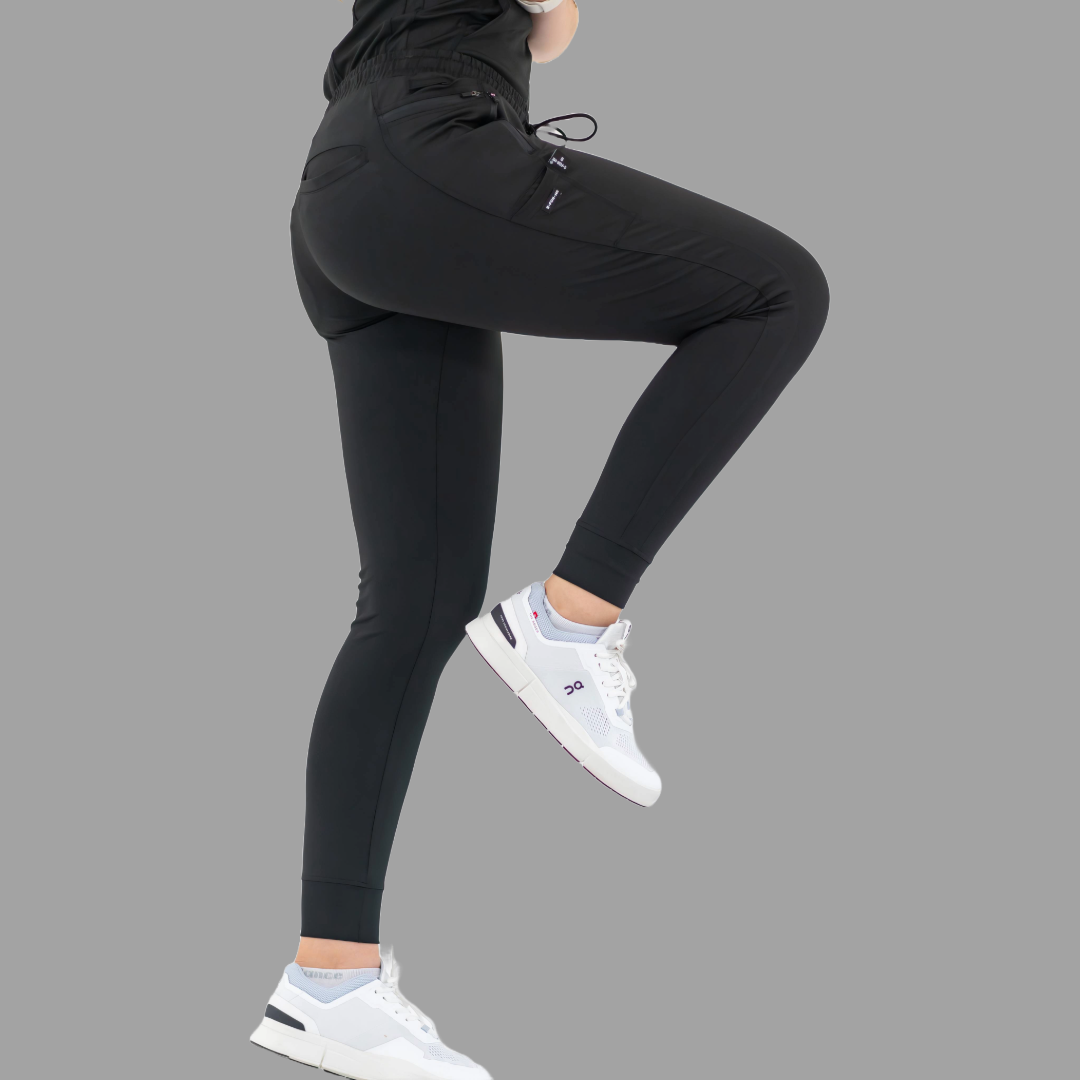 Women's Jogger Pants 920 Black Super Stretch