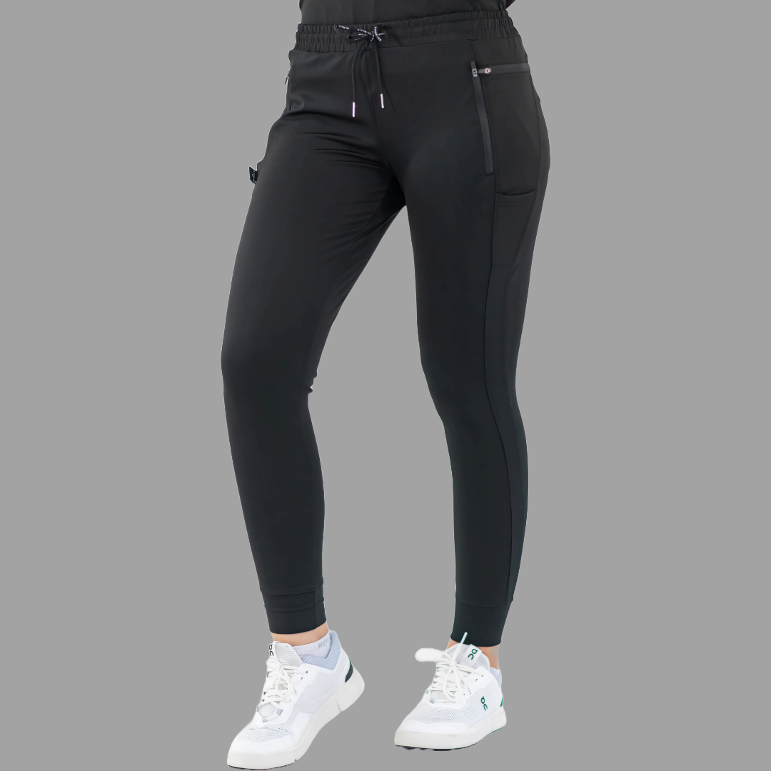 Women's Jogger Pants 920 Black Super Stretch