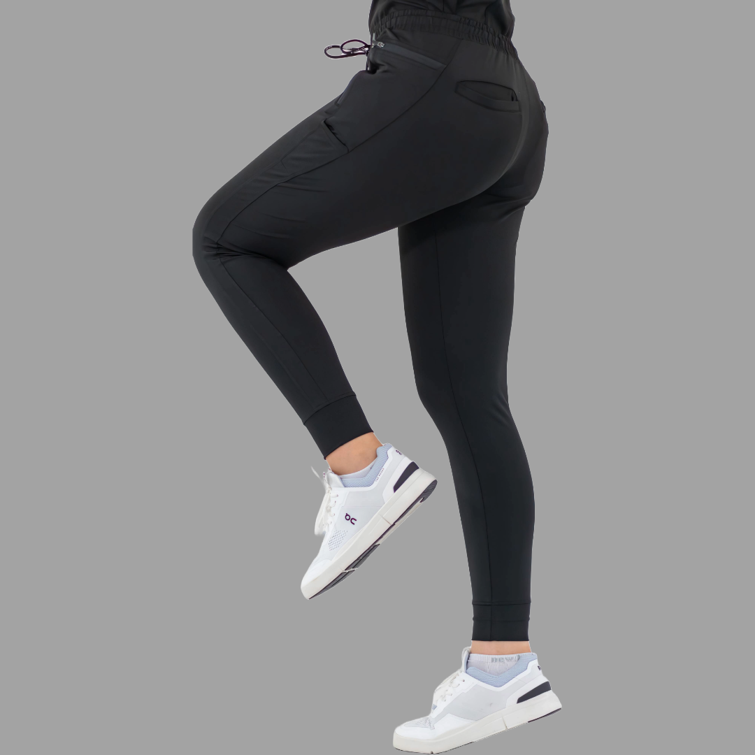 Women's Jogger Pants 920 Black Super Stretch
