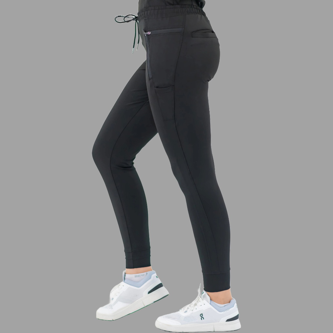Women's Jogger Pants 920 Black Super Stretch