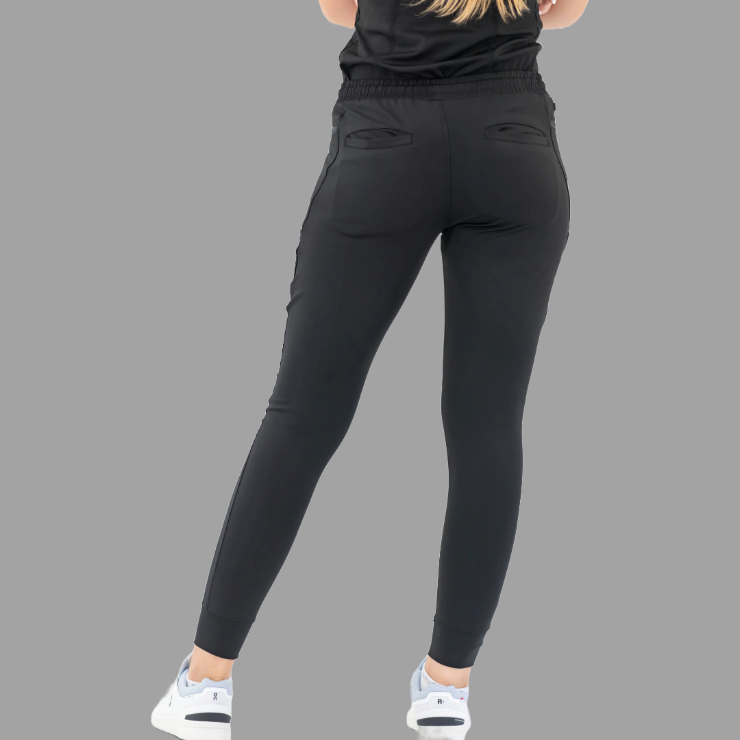 Women's Jogger Pants 920 Black Super Stretch