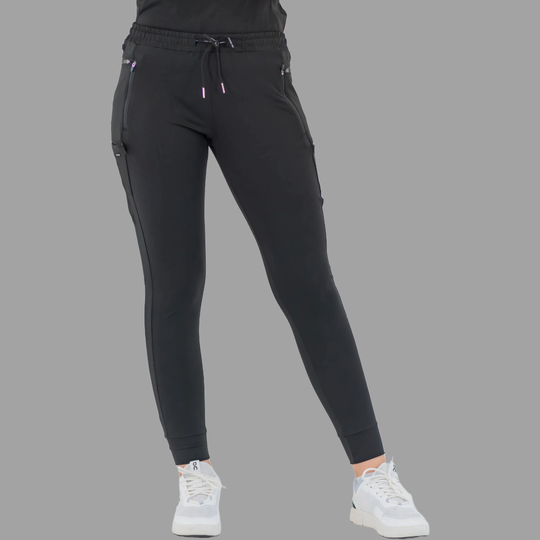 Women's Jogger Pants 920 Black Super Stretch