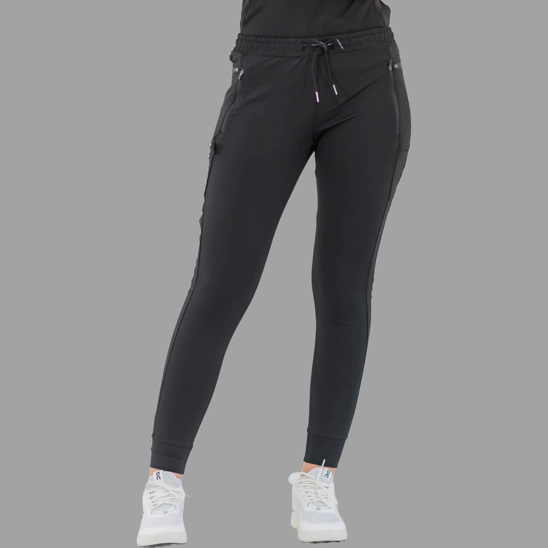 Women's Jogger Pants 920 Black Super Stretch