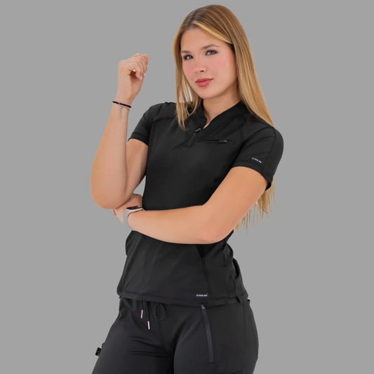 Women's Top 920 Black Super Stretch