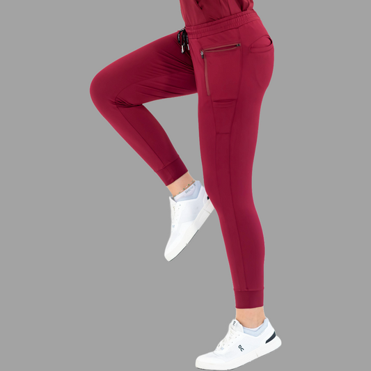 Women's Joggers 920 Super Stretch Burgundy, Scrubs 920