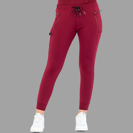 Women's Joggers 920 Super Stretch Burgundy, Scrubs 920