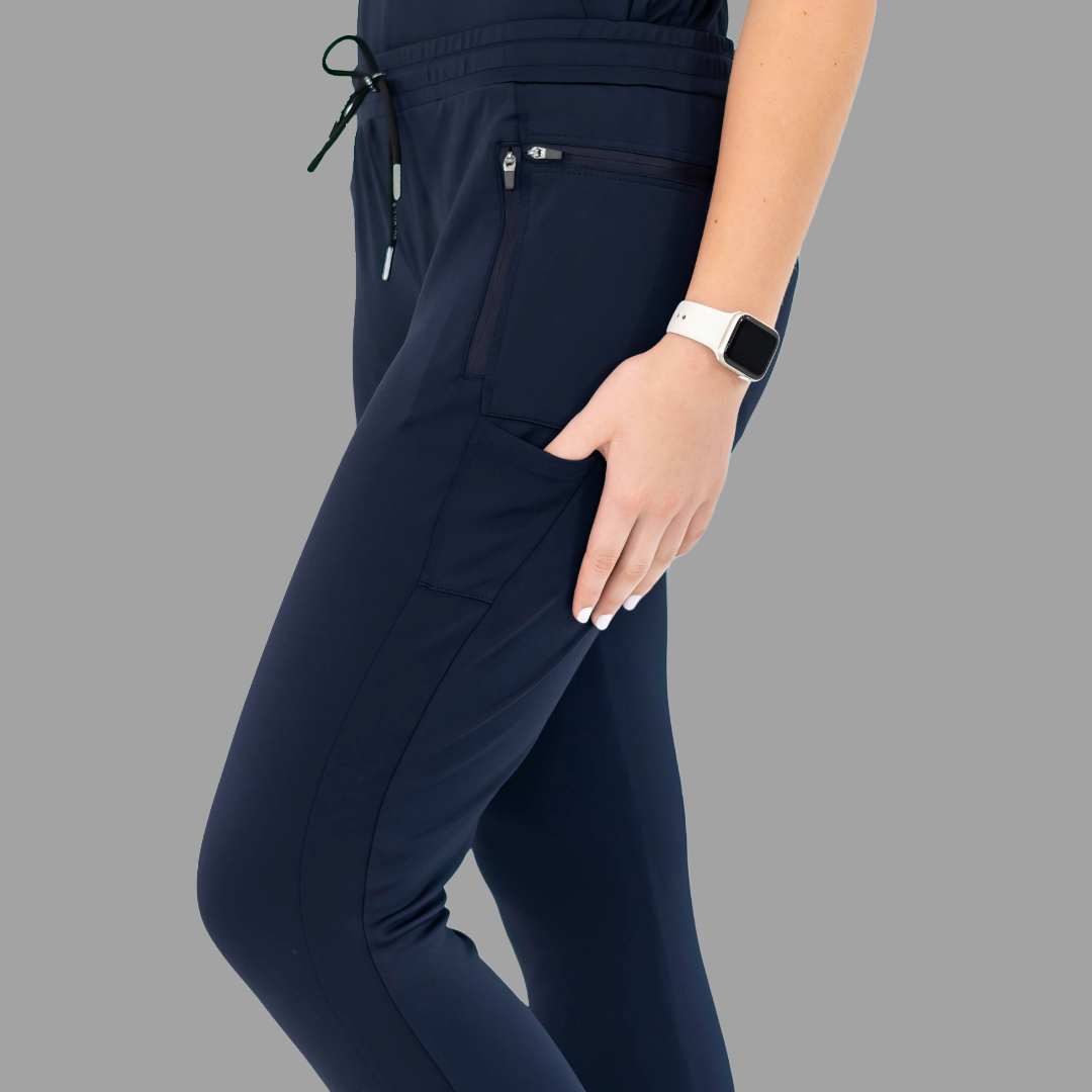 Women's Joggers 920 Super Stretch Navy Blue, Scrubs 920