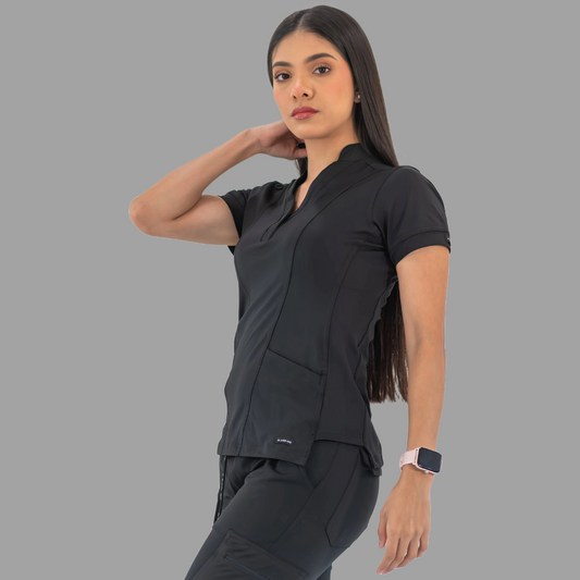 Women's Top 930 Black Super Stretch, Scrubs 930