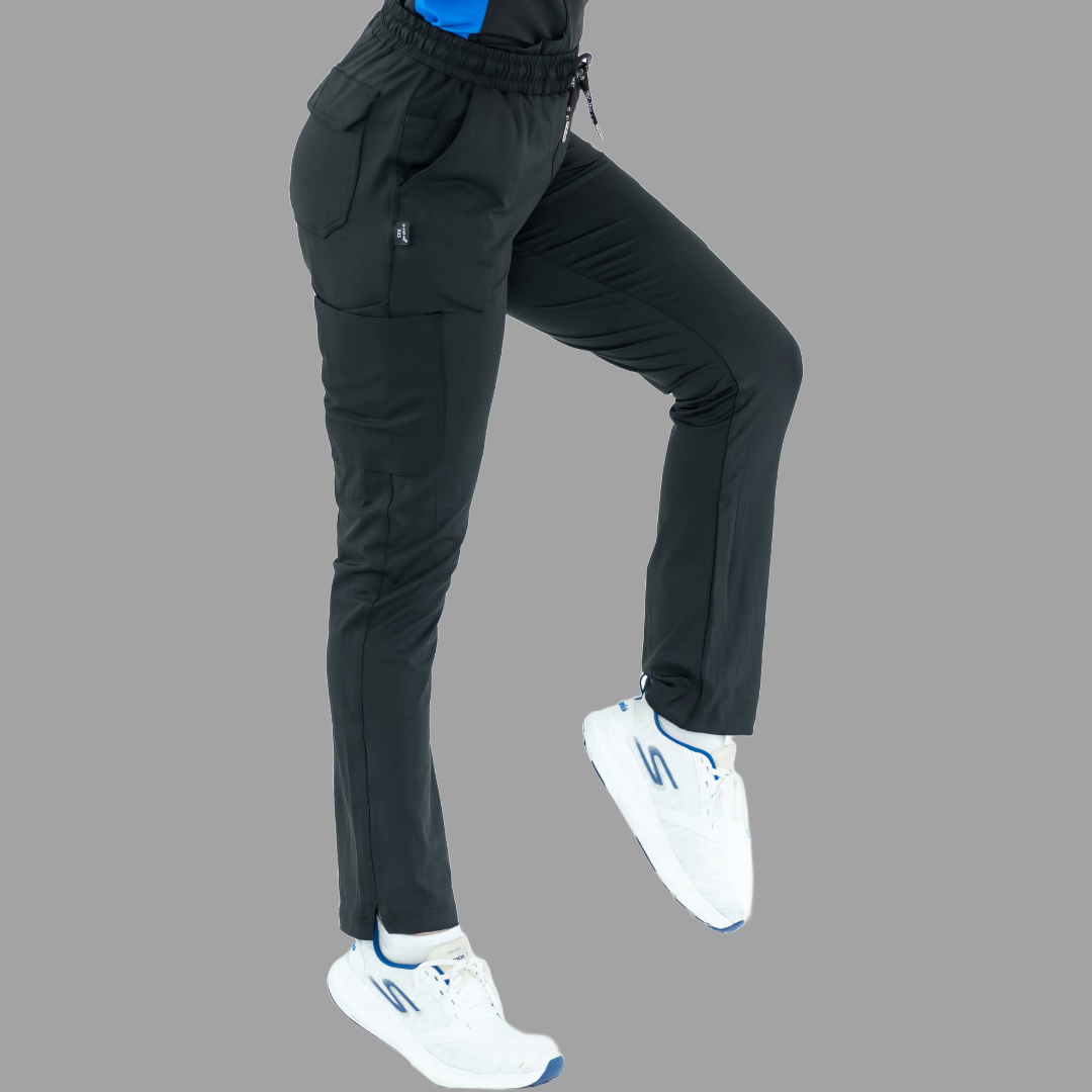 Women's Pants 930 Black Super Stretch, Scrubs 930
