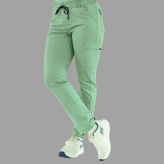 Women's Pants 930 Brook Green - Maroon Super Stretch, Scrubs 930