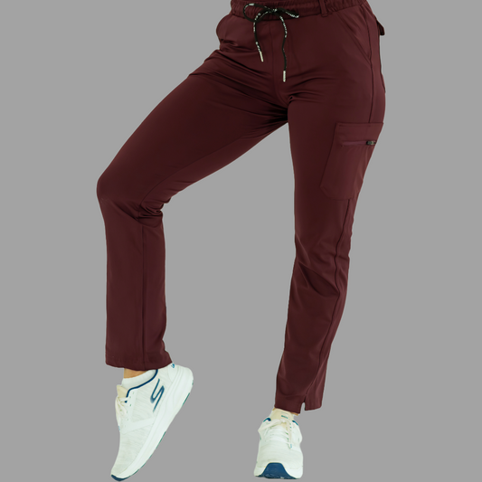 Women's Pants 930 Maroon Super Stretch, Scrubs 930