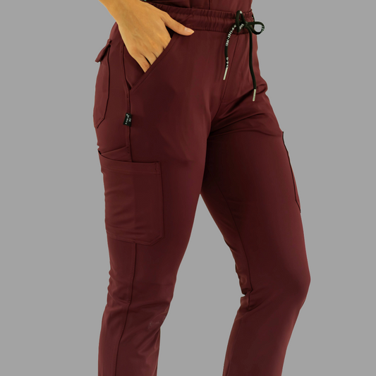 Women's Pants 930 Maroon Super Stretch, Scrubs 930