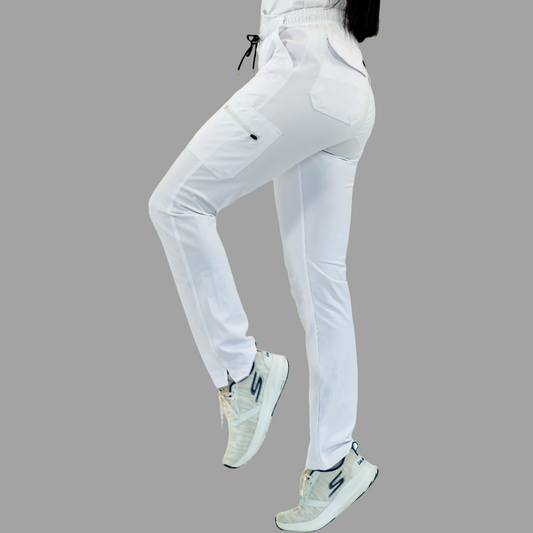 Women's Pants 930 White Super Stretch, Scrubs 930