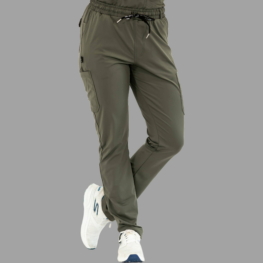 Women's Pants 930 Olive Green Super Stretch, Scrubs 930