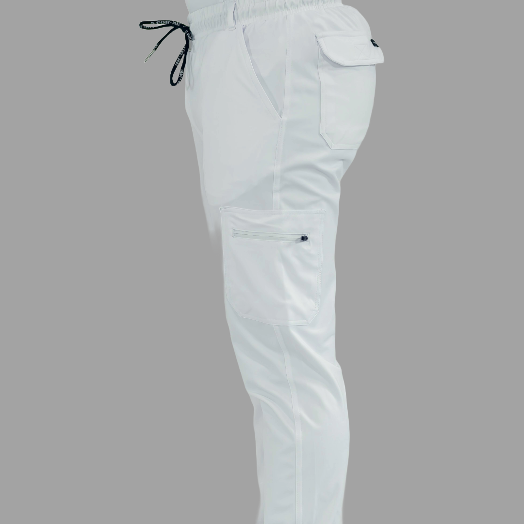 Men's Pants 930 White Super Stretch, Scrubs 930