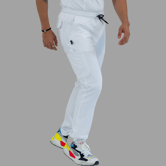 Men's Pants 930 White Super Stretch, Scrubs 930