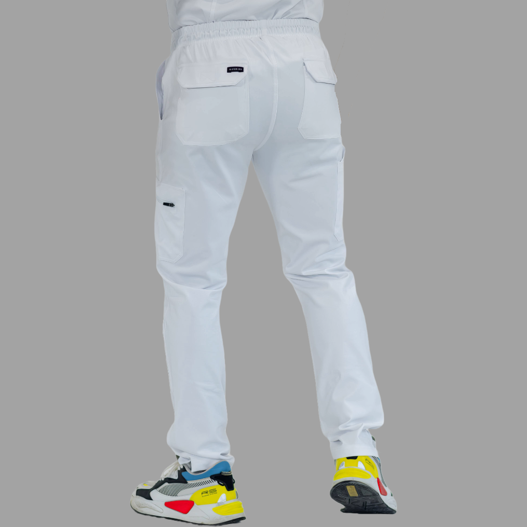 Men's Pants 930 White Super Stretch, Scrubs 930