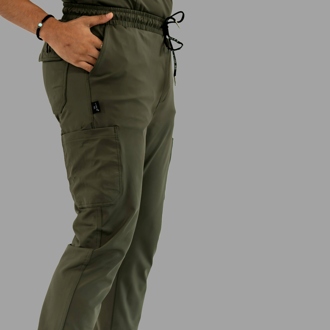 Men's Pants 930 Olive Green Super Stretch, Scrubs 930