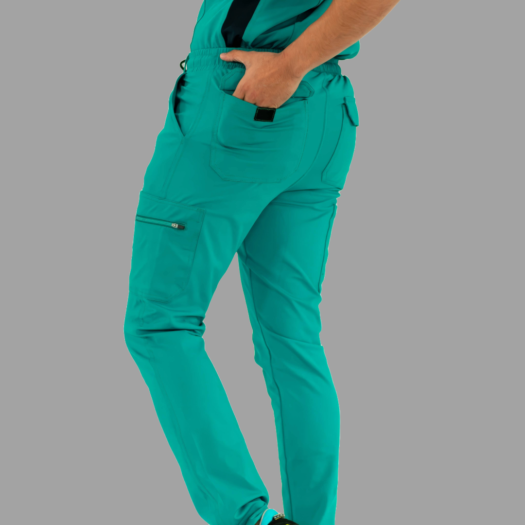 Men's Pants 930 Teal Green Super Stretch, Scrubs 930
