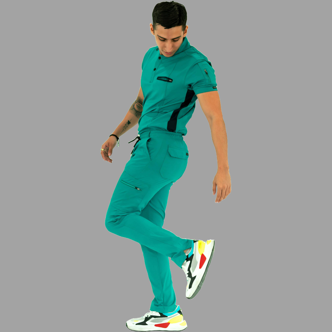 Men's Pants 930 Teal Green Super Stretch, Scrubs 930