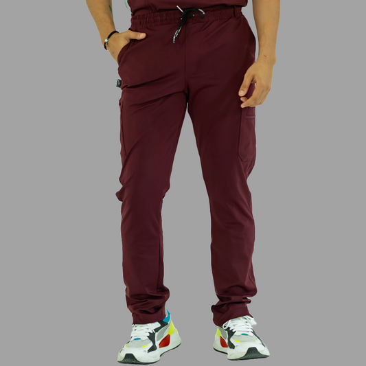 Men's Pants 930 Maroon Super Stretch, Scrubs 930