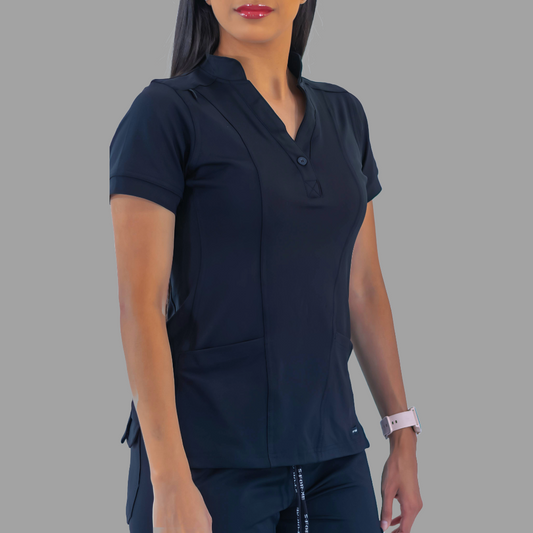 Women's Top 930 Navy Blue Super Stretch, Scrubs 930