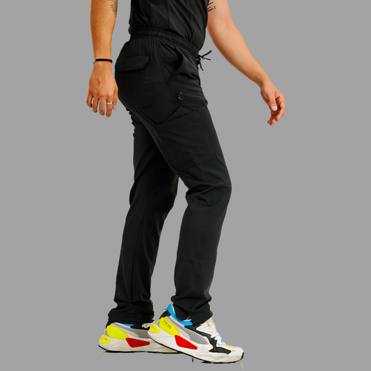 Men's Pants 930 Black Super Stretch, Scrubs 930