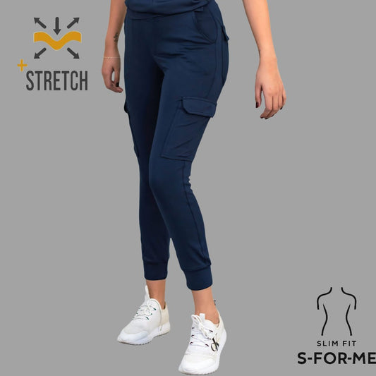 Women's Pants 901 Navy Blue, Super Stretch Scrubs