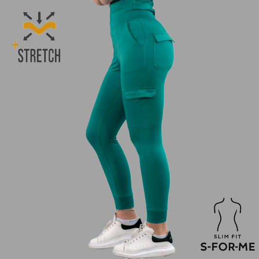 Women's Jogger Pants, 901 Surgical Green Super Stretch