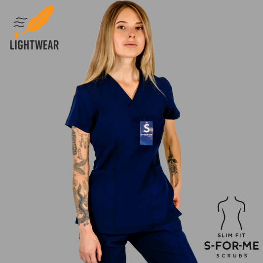 Women's Top 501 Navy, Scrubs 501 Fways