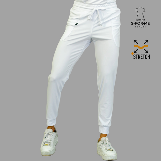 Women's Pants 902 White, Super Stretch Scrubs