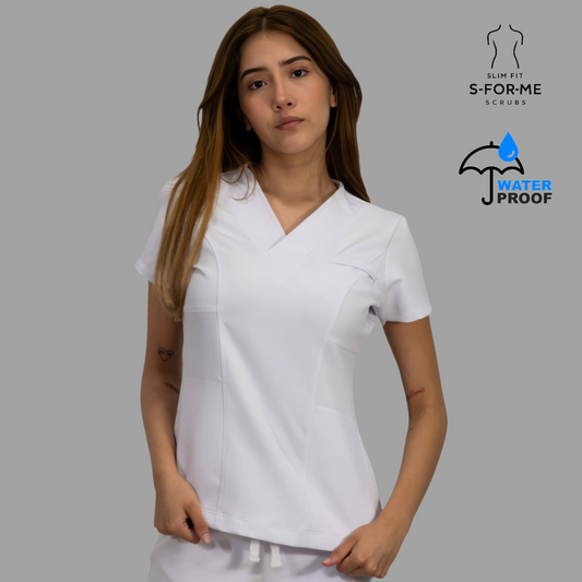 Women's 502 Pure White Top, Waterproof