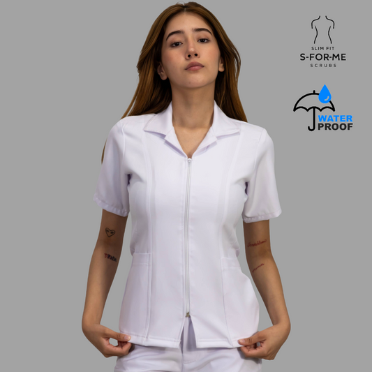 Women's Classical Pure White Top