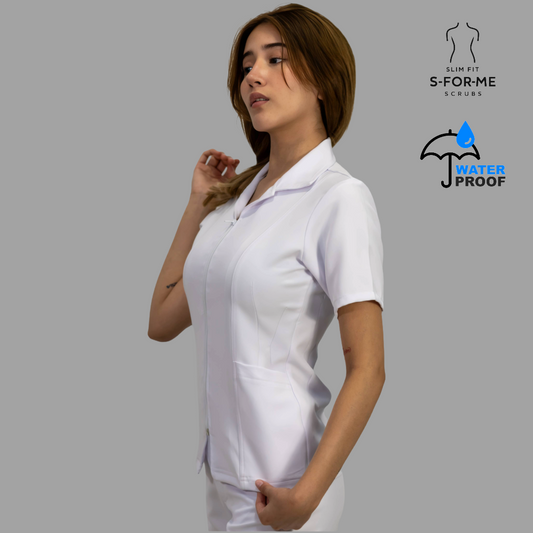 Women's Classical Pure White Top