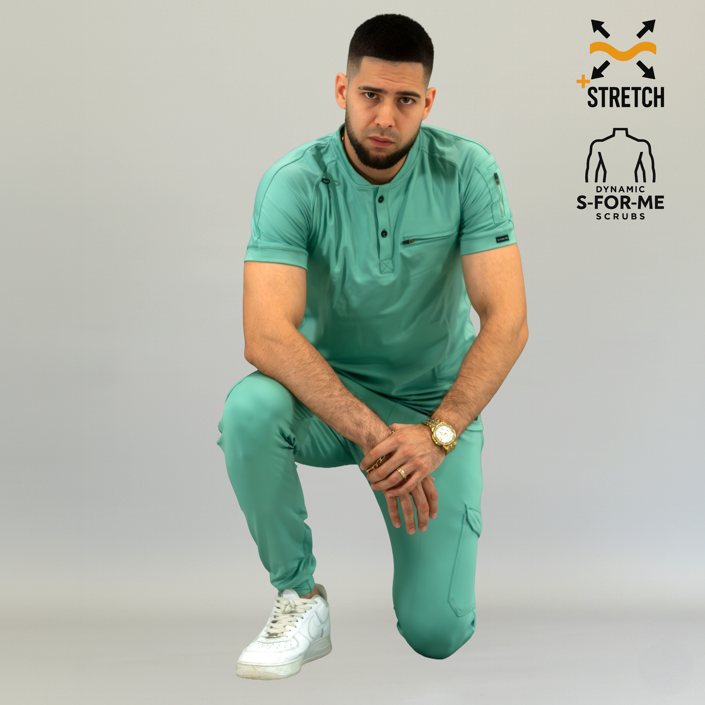 Men's Top 901 Brook Green Super Stretch, Scrubs
