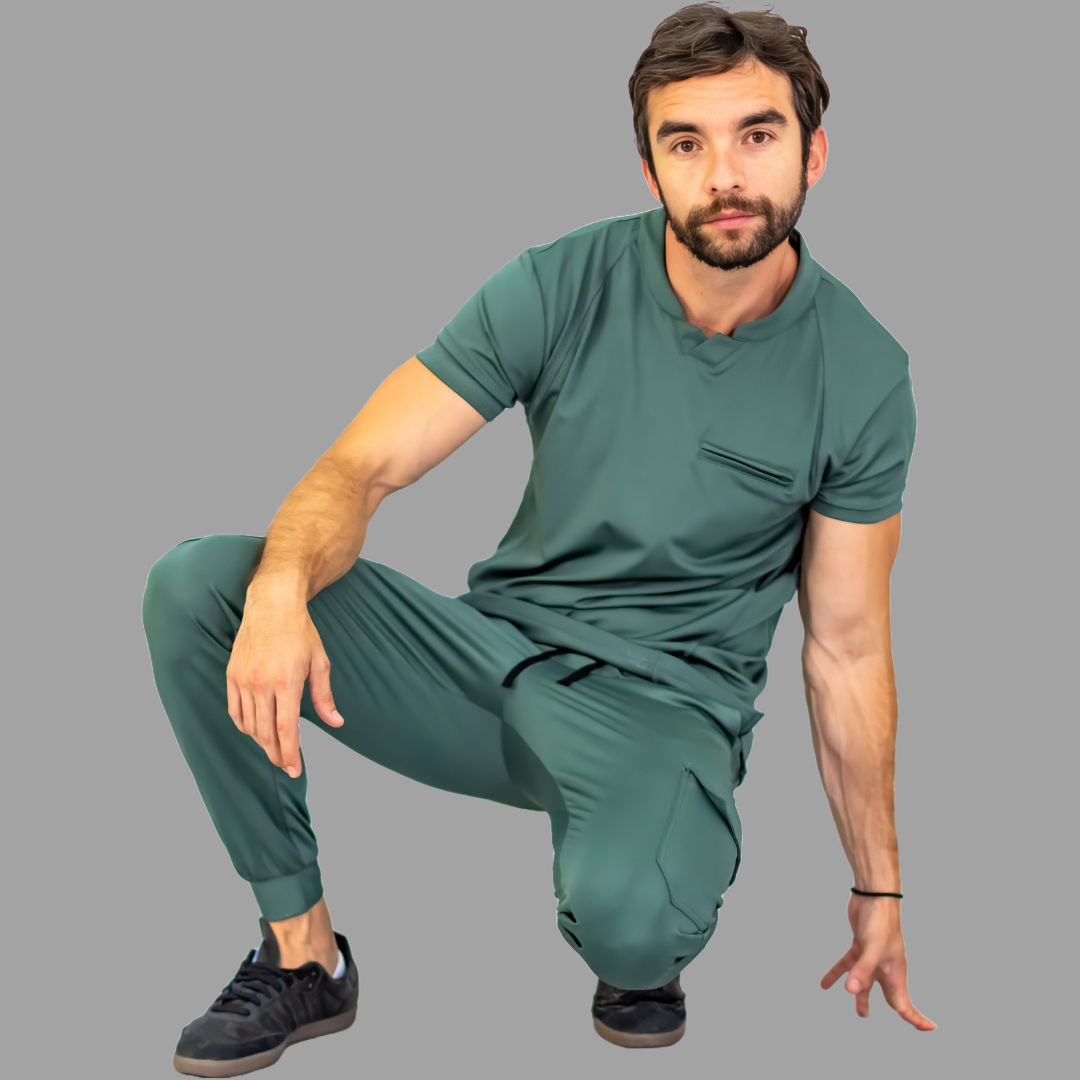Men's Pants 910 Jasper Green Super Stretch, Scrubs 910